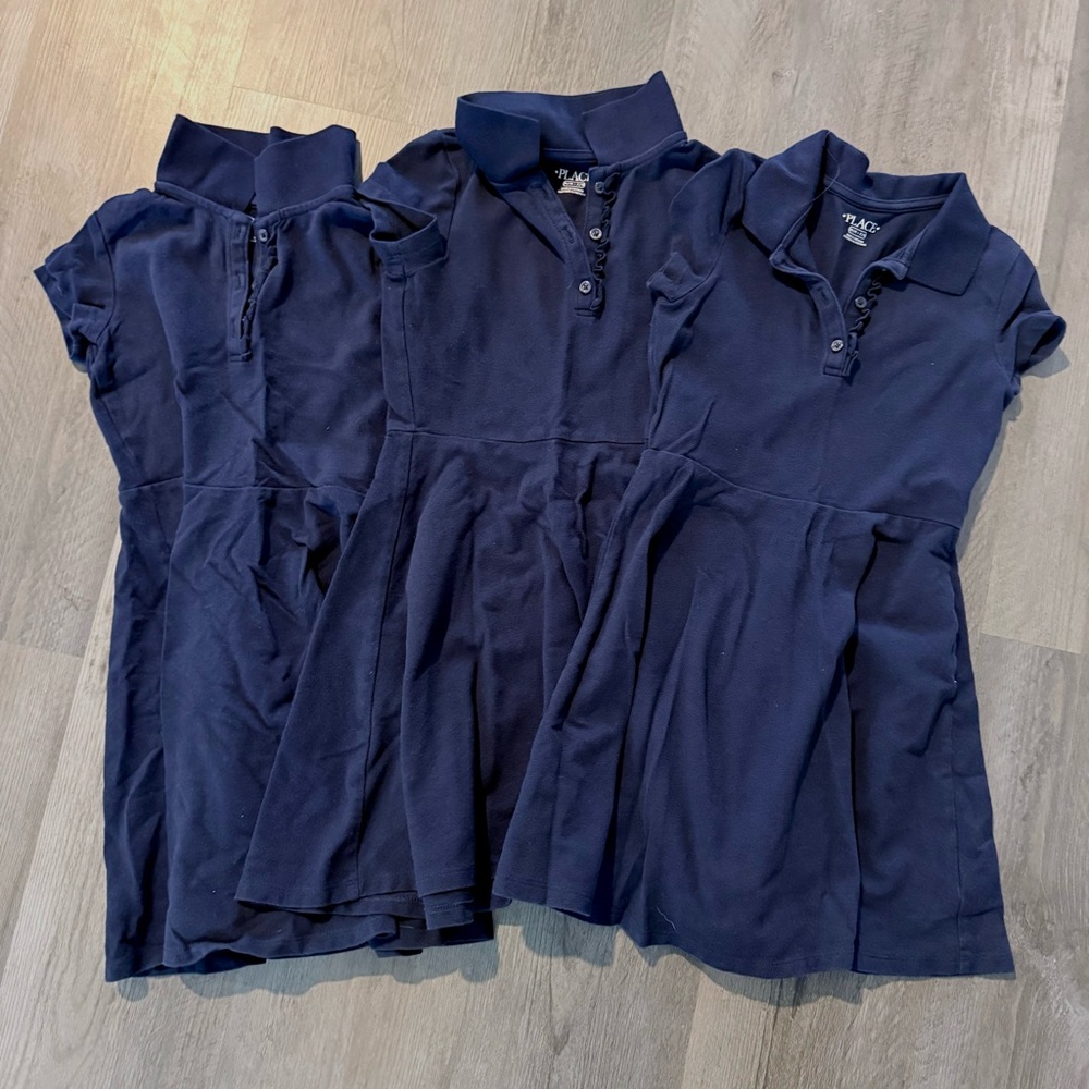 Dark Blue Polo Dress Bundle (3)